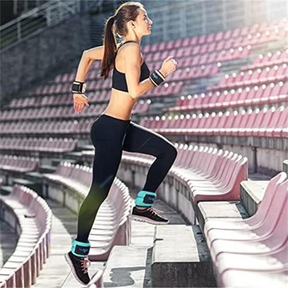 Yes4All Wrist & Ankle Weights Pair 1lb -10lbs, Adjustable Strap for Walking - Picture 3 of 7